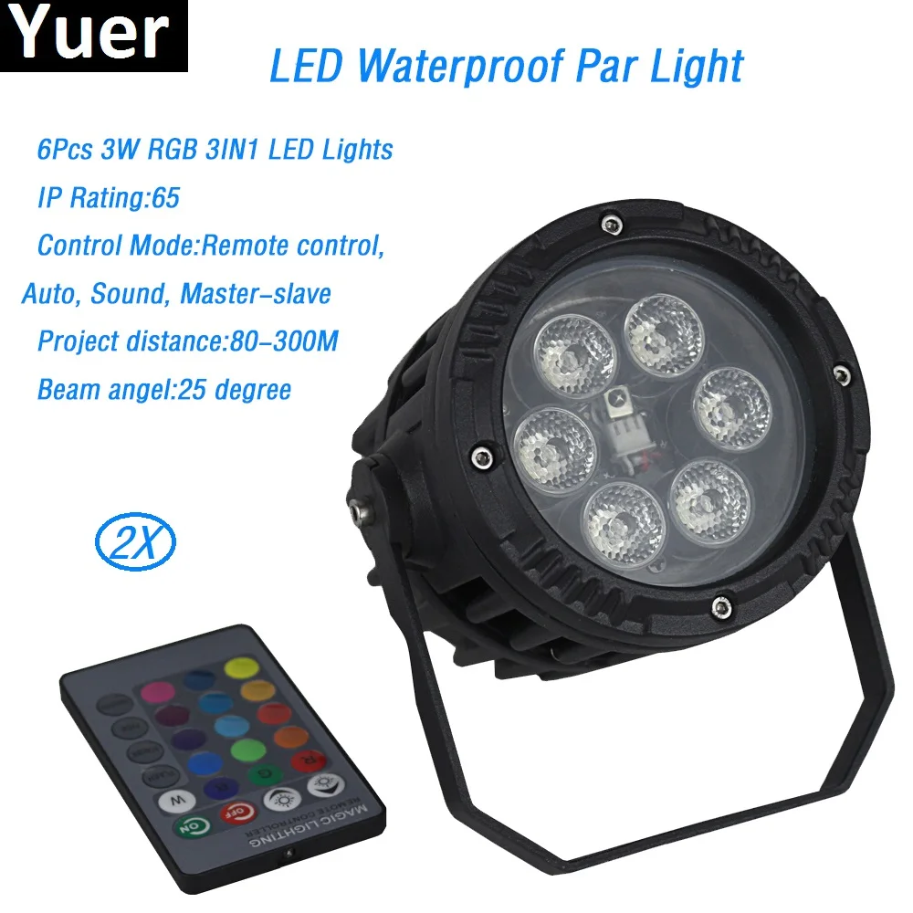 2Pcs/Lot Outdoor Par Lights 6X3W RGB Full Color LED Slim Par Cans 25 Degree Beam Angle 90-220V for ktv bar disco family party
2Pcs/Lot Outdoor Par Lights 6X3W RGB Full Color LED Slim Par Cans 25 Degree Beam Angle 90-220V for ktv bar disco family party