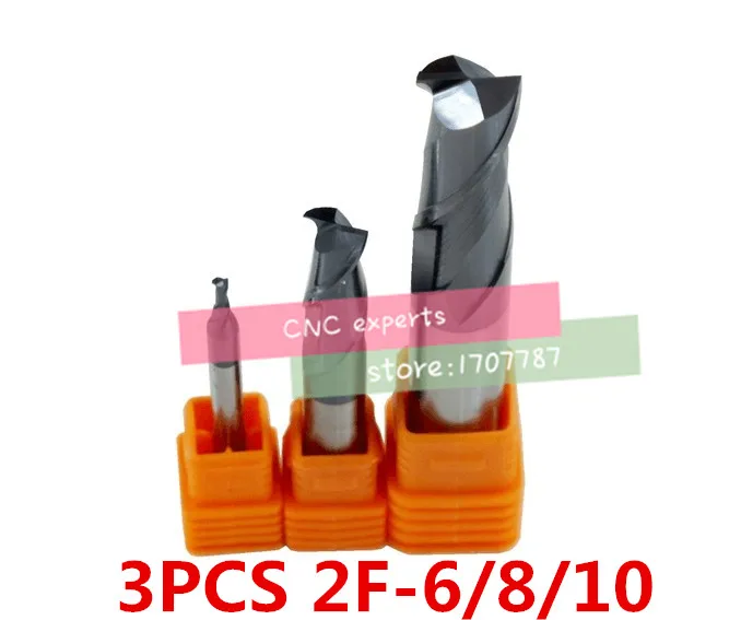3PCS 2F-6.0/8.0/10.0mm tungsten carbide steel cutter CNC milling cutting hardness HRC50 carbide Milling cutter
3PCS 2F-6.0/8.0/10.0mm tungsten carbide steel cutter CNC milling cutting hardness HRC50 carbide Milling cutter