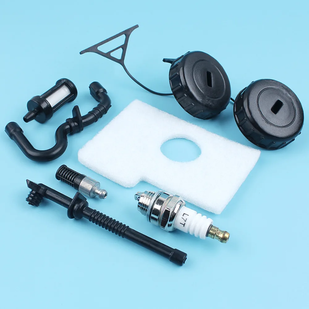 Fuel Gas Cap Oil Fuel Filter Line Spark Plug For Stihl MS180 MS170 017 018 Chainsaw Replacement Spare Parts
Fuel Gas Cap Oil Fuel Filter Line Spark Plug For Stihl MS180 MS170 017 018 Chainsaw Replacement Spare Parts