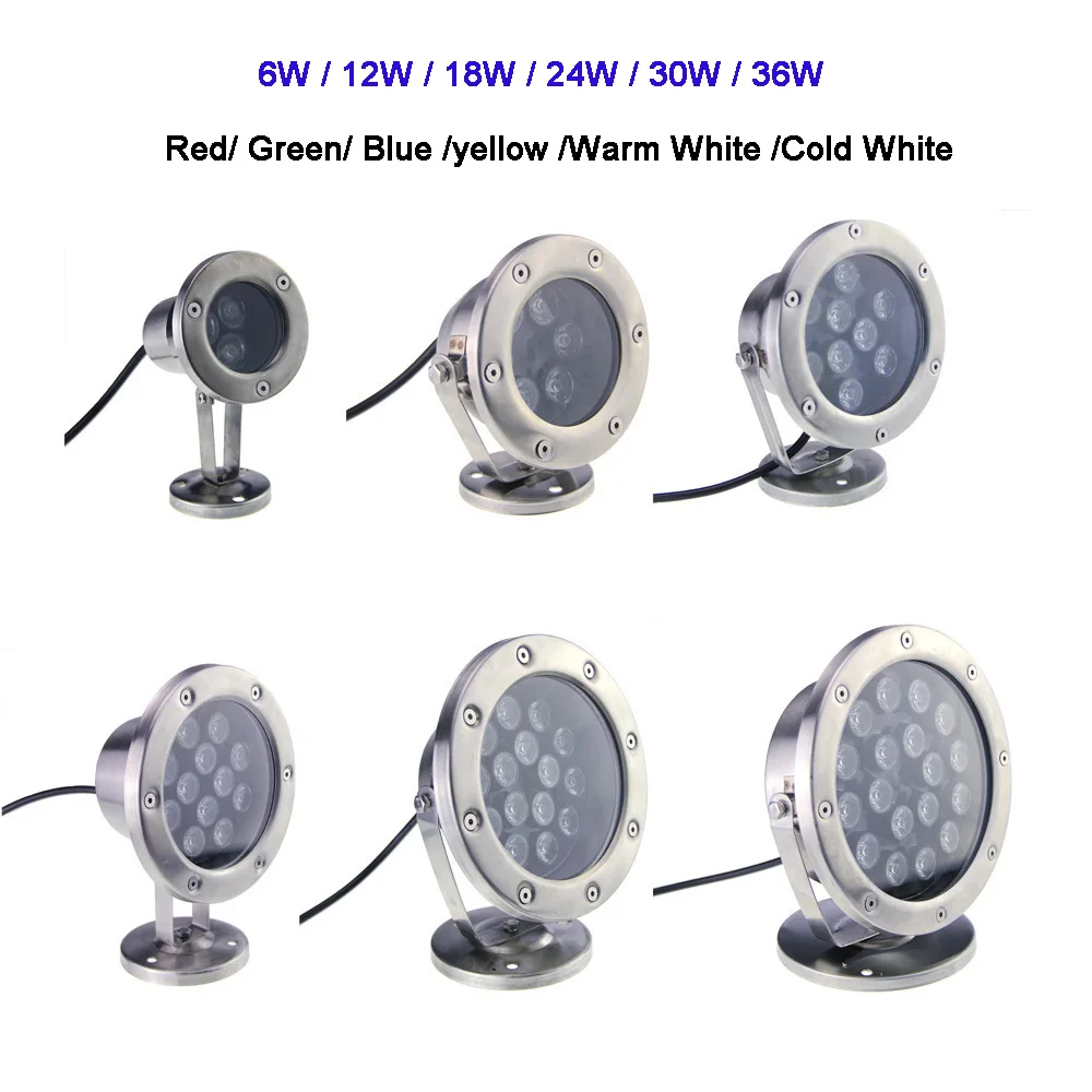 DC12V 6W/12W/18W/24W/30W/36W LED Buried light lamp Red Green Blue IP68 LED Underwater Aquarium Pool Fish Tank RGB Spot light
DC12V 6W/12W/18W/24W/30W/36W LED Buried light lamp Red Green Blue IP68 LED Underwater Aquarium Pool Fish Tank RGB Spot light
