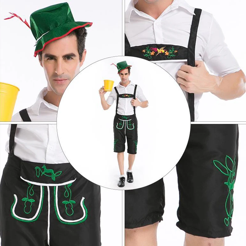 Man Oktoberfest Costumes Octoberfest Bavarian Beer Party Lederhosen and Top Adult Men Plus Size Good Quality Waiter Workers
Man Oktoberfest Costumes Octoberfest Bavarian Beer Party Lederhosen and Top Adult Men Plus Size Good Quality Waiter Workers