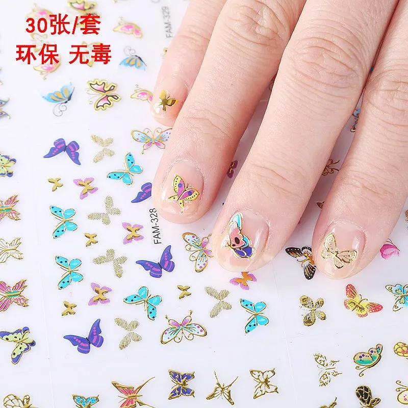 30 Sheets/Lot Mix Various 3D Beautiful Butterfly Designs CC Logo Pattern Adhesive Nail Art Sticker Decorations Manicure DIY
30 Sheets/Lot Mix Various 3D Beautiful Butterfly Designs CC Logo Pattern Adhesive Nail Art Sticker Decorations Manicure DIY