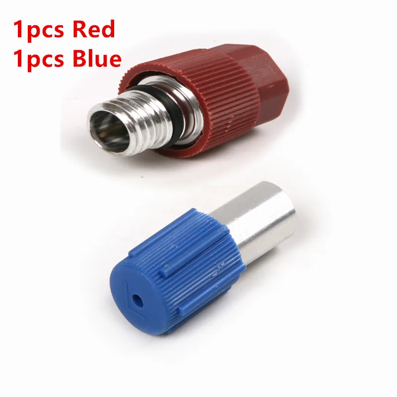 Hot sale 2pcs/set red/blue Color High Pressure and Low Pressure 7/16" R134a 3/8" R134a Quick Disconnect' Charging Port Adapter
Hot sale 2pcs/set red/blue Color High Pressure and Low Pressure 7/16" R134a 3/8" R134a Quick Disconnect' Charging Port Adapter