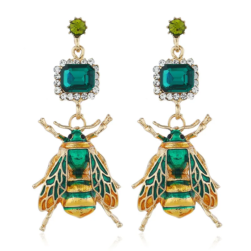 Personality Earrings for Women Luxury Fashion Crystal Insect Bee Eardrop Dangle Earring Statement Earrings Pendant
Personality Earrings for Women Luxury Fashion Crystal Insect Bee Eardrop Dangle Earring Statement Earrings Pendant