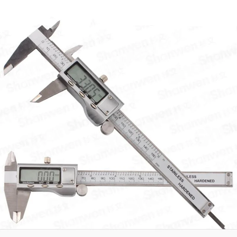 Accurately Measuring stainless steel Carbon Fiber Widescreen LCD digital electronic caliper 6-Inch 150mm Inner diameter
Accurately Measuring stainless steel Carbon Fiber Widescreen LCD digital electronic caliper 6-Inch 150mm Inner diameter