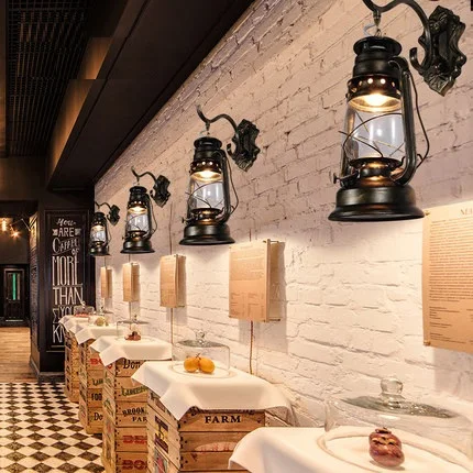 Loft Art Deco LED Wall Sconce Industrial Kerosene Lamp Vintage Wall Light For Home Antique Indoor Lighting Lampara Pared
Loft Art Deco LED Wall Sconce Industrial Kerosene Lamp Vintage Wall Light For Home Antique Indoor Lighting Lampara Pared