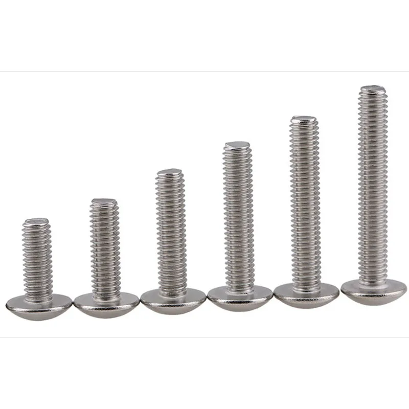 M5 M6 316 Stainless Steel Large Flat Head Wire Cross Groove Large Flat Head Machine Screw Mushroom Head Screw 10 Pcs
M5 M6 316 Stainless Steel Large Flat Head Wire Cross Groove Large Flat Head Machine Screw Mushroom Head Screw 10 Pcs