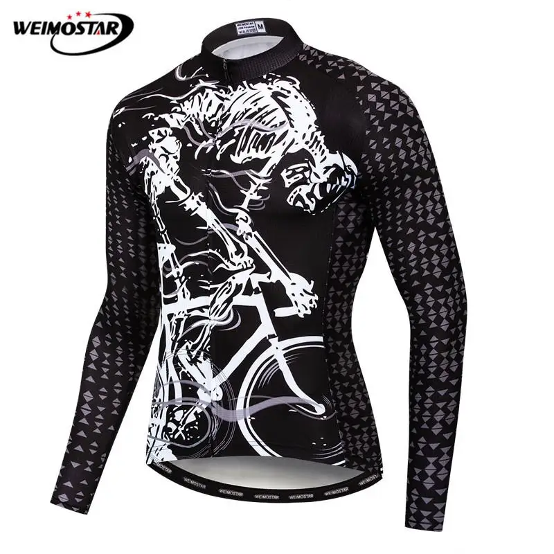 Weimostar White Skull Team Cycling Jersey Autumn Men Long Sleeve Mountain Bike Jersey Riding Bicycle Shirt Road Cycling Clothing
Weimostar White Skull Team Cycling Jersey Autumn Men Long Sleeve Mountain Bike Jersey Riding Bicycle Shirt Road Cycling Clothing