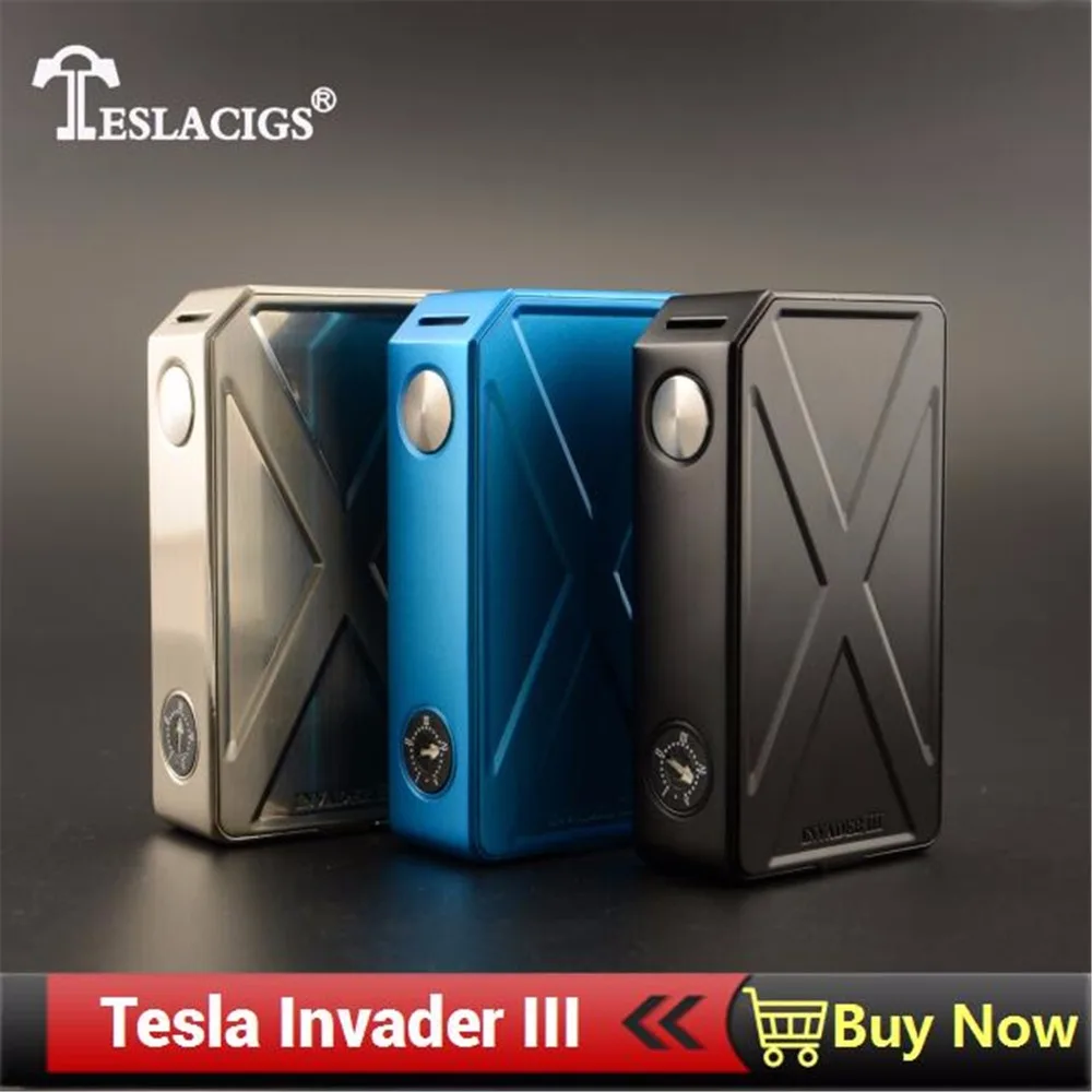 Оригинал Тесла Invader 3 III 240 Вт поле Mod испаритель для 510 темы электронных сигарет vape