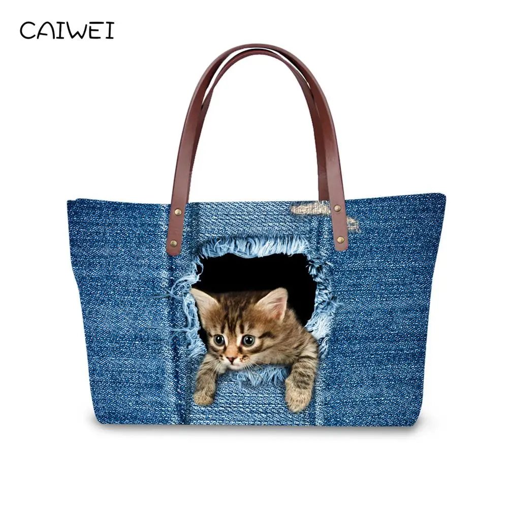 Luxury Handbags Women Bags Designer Blue Jean Handbag Top Quality Women Messenger Bags Cute Animal Cat Bolsas Large Travel Bags
Luxury Handbags Women Bags Designer Blue Jean Handbag Top Quality Women Messenger Bags Cute Animal Cat Bolsas Large Travel Bags
