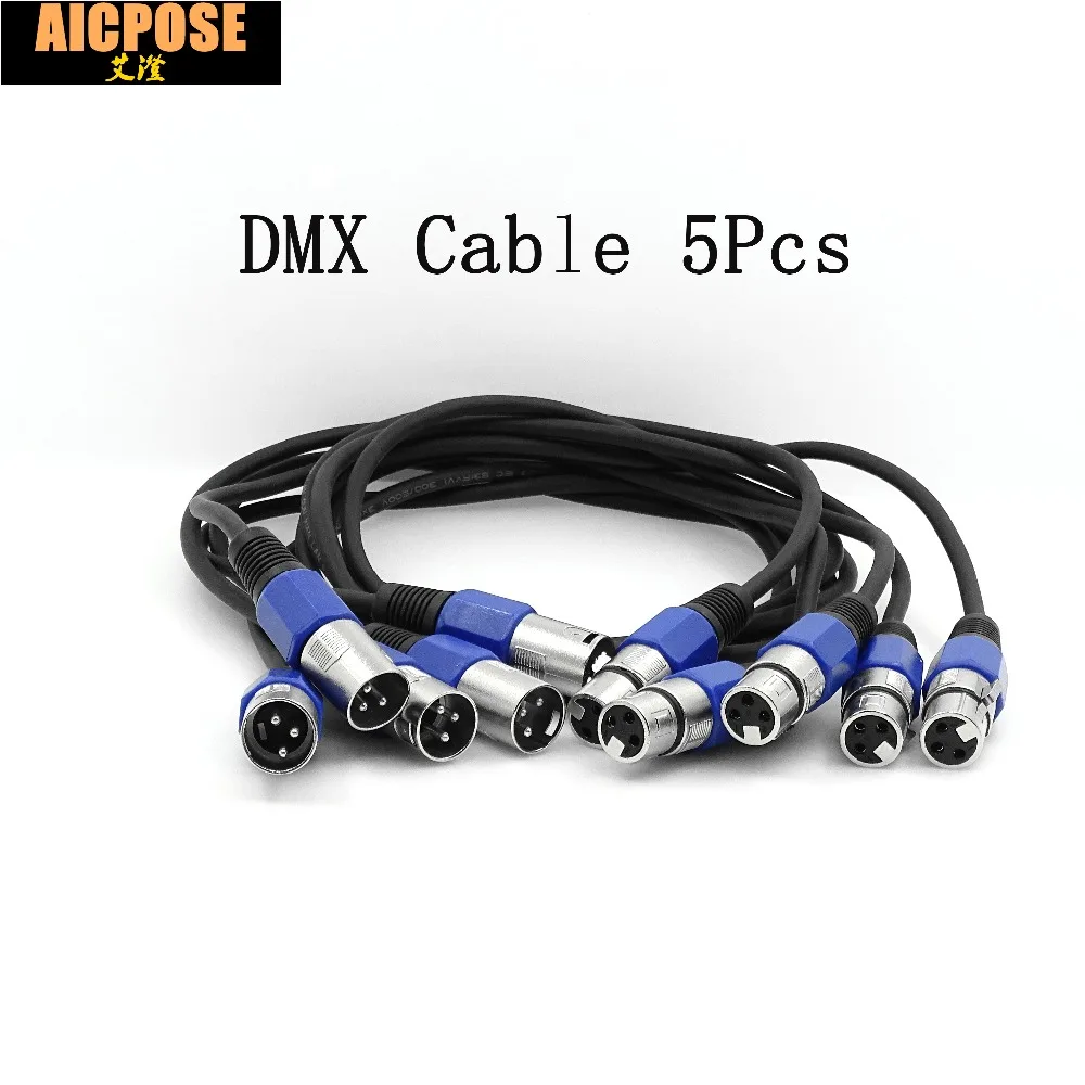 5 шт./лот 3 контактная сигнальная линия DMX (1 м 2 4 6 7 8 9 10 м) светодиодные сценические