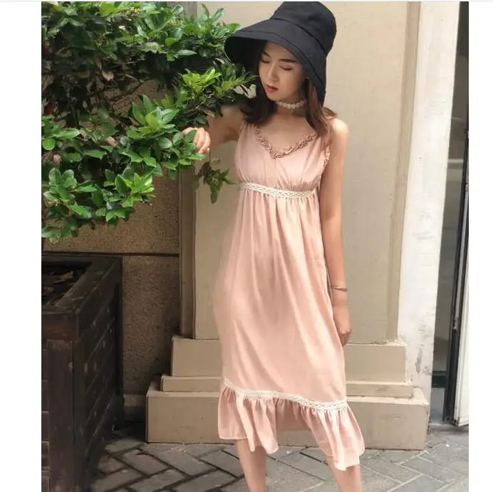 2022 Ruffles Chiffon Long Dress Backless Party Beach Sundress Women Summer V-neck Sleeveless Sexy Pink Party Dresses
2022 Ruffles Chiffon Long Dress Backless Party Beach Sundress Women Summer V-neck Sleeveless Sexy Pink Party Dresses