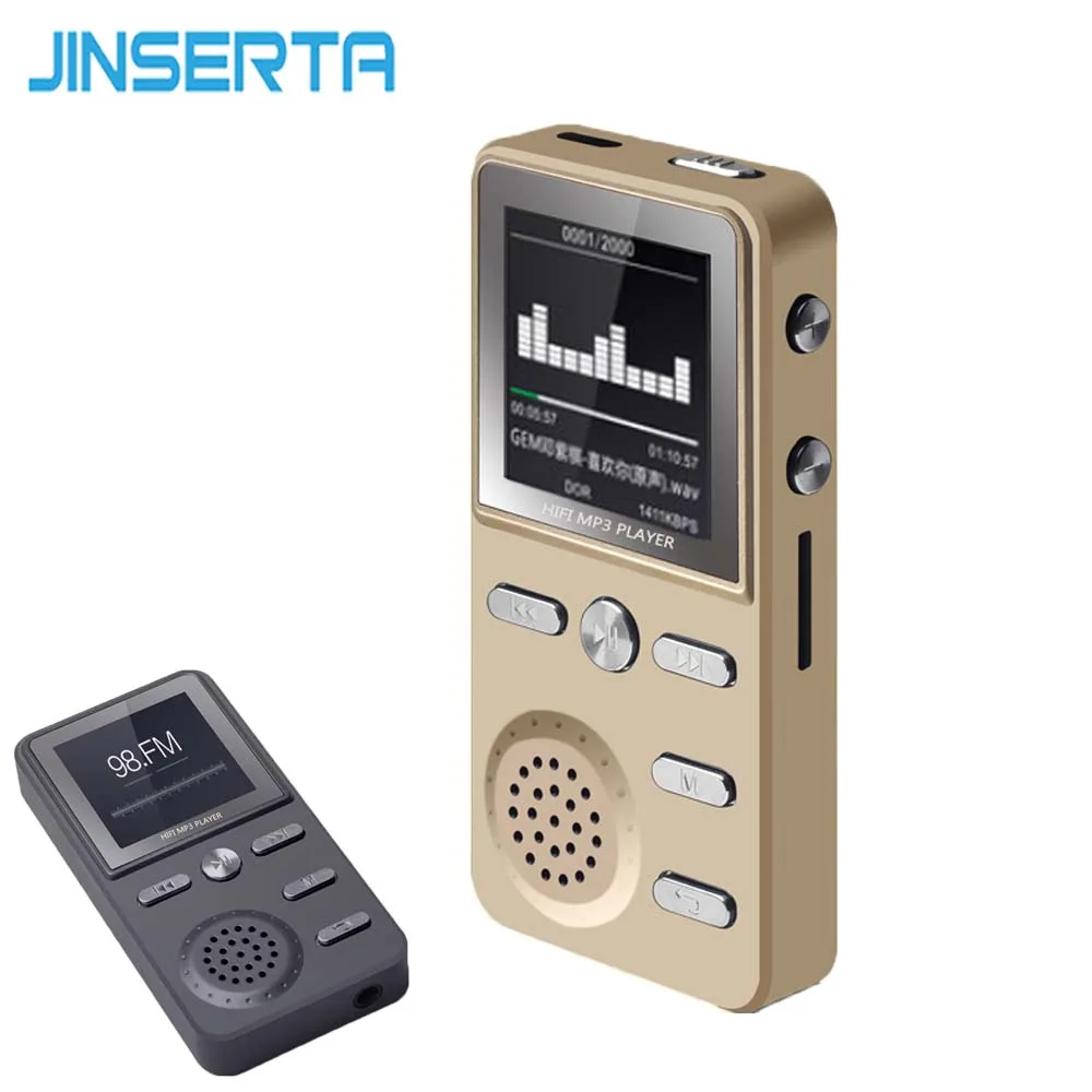 JINSERTA Metal 8GB MP3 Player Lossless HIFI MP3 Sport Music Multifunction FM Clock Recorder Loudly Stereo Players with USB Cable
JINSERTA Metal 8GB MP3 Player Lossless HIFI MP3 Sport Music Multifunction FM Clock Recorder Loudly Stereo Players with USB Cable