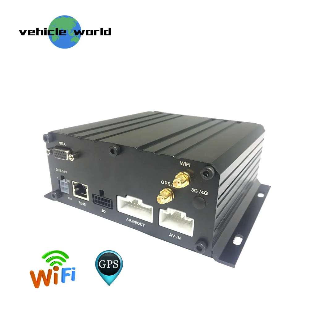 Школьный автобус автомобиль такси трейлер грузовик 6Ch 2.0MP AHD 1080P HDD SD карта WiFi GPS