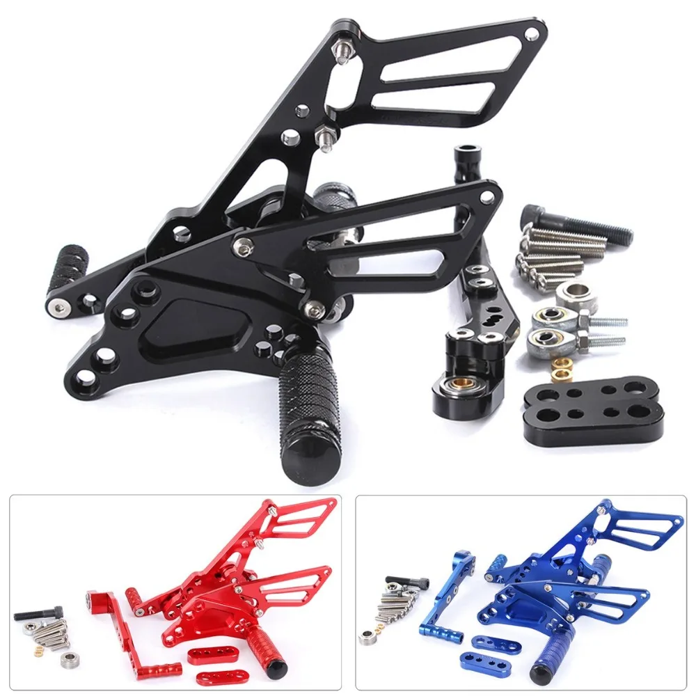 For Suzuki GSX-R1000 GSXR1000 GSXR 1000 2009-2016 CNC Aluminum Motorcycle Adjustable Rearset Rear Set Foot Pegs Pedals Footrest
For Suzuki GSX-R1000 GSXR1000 GSXR 1000 2009-2016 CNC Aluminum Motorcycle Adjustable Rearset Rear Set Foot Pegs Pedals Footrest