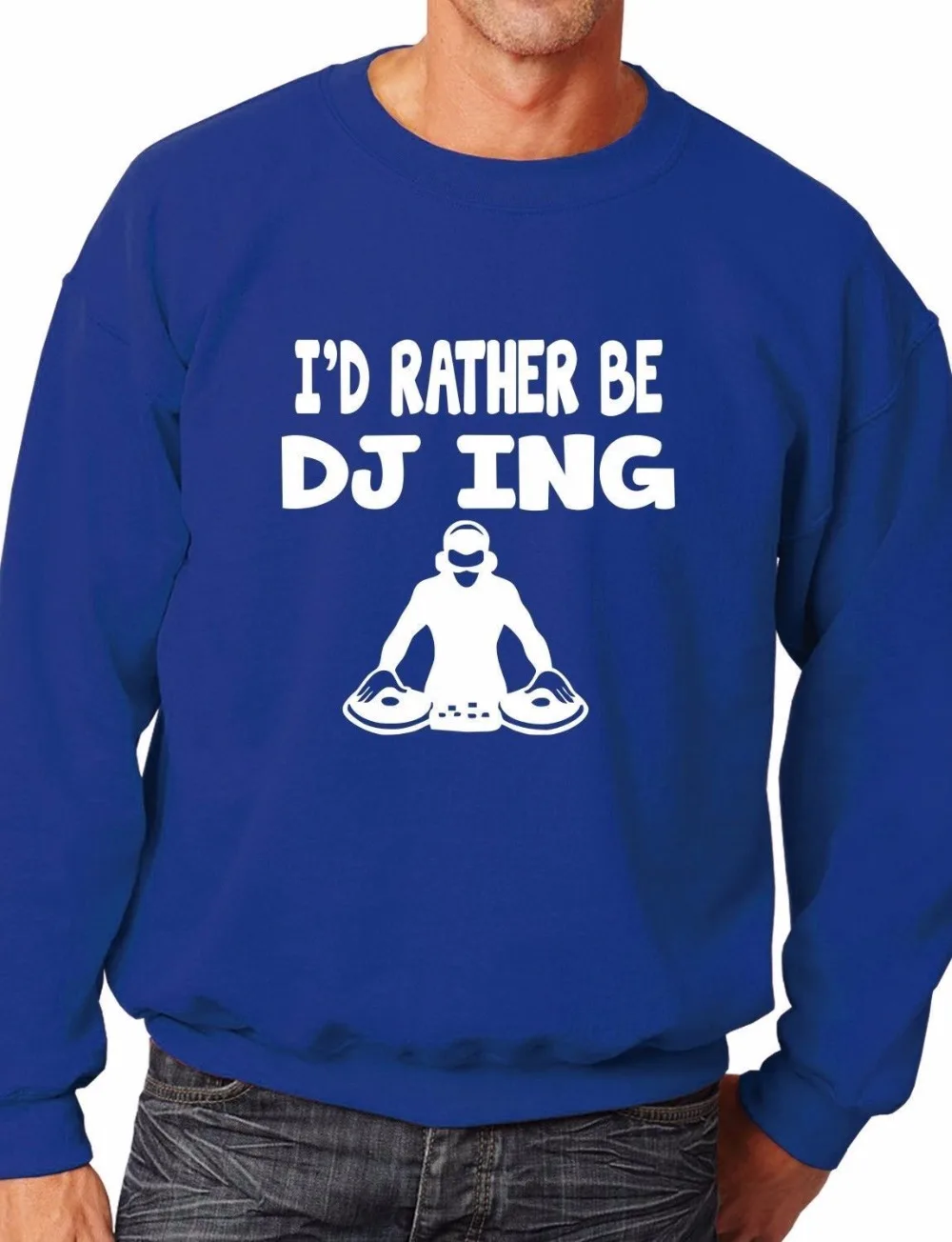 I'd Rather Be DJing Funny Sweatshirt/Jumper Unisex Birthday Gift More Size and Color-E202
I'd Rather Be DJing Funny Sweatshirt/Jumper Unisex Birthday Gift More Size and Color-E202