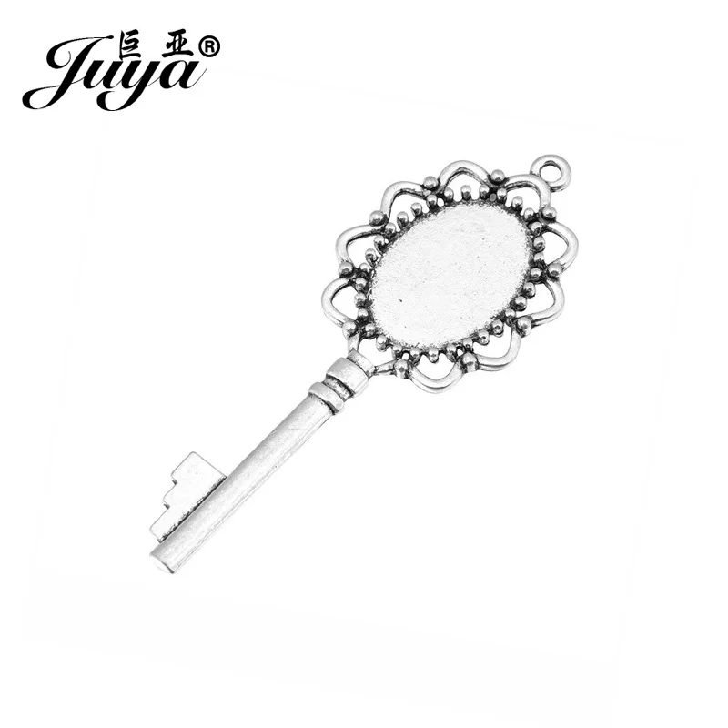 JUYA Sliver Filigree Cameo Cabochon 4pcs/lot 18x25mm Vintage DIY Jewelry Making Findings Key Shape Pendant Setting Tray AD0092
JUYA Sliver Filigree Cameo Cabochon 4pcs/lot 18x25mm Vintage DIY Jewelry Making Findings Key Shape Pendant Setting Tray AD0092