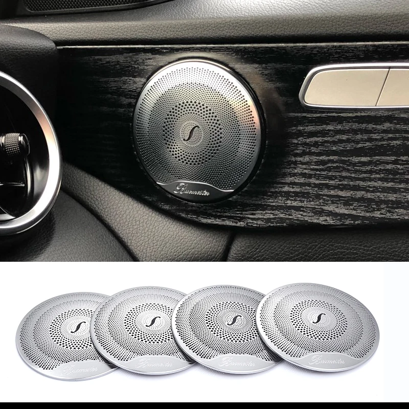 4pcs stainless steel Car Audio Speaker Car Door Loudspeaker Trim Cover For Mercedes Benz 2015-2016 C Class W205/GLC 2016 E-Class
4pcs stainless steel Car Audio Speaker Car Door Loudspeaker Trim Cover For Mercedes Benz 2015-2016 C Class W205/GLC 2016 E-Class