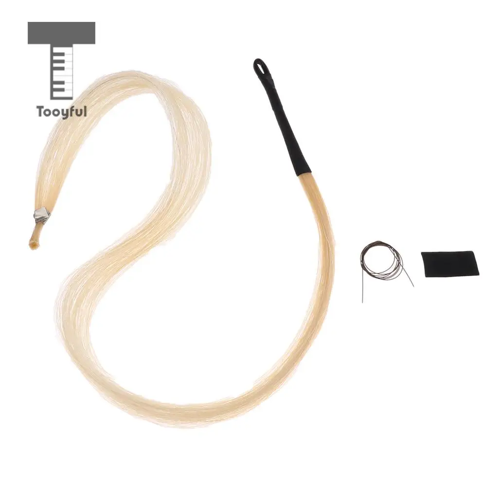 Tooyful Horse Hair Mongolia Tail Violin Viola Cello Erhu Bow Hairs for String Parts
Tooyful Horse Hair Mongolia Tail Violin Viola Cello Erhu Bow Hairs for String Parts
