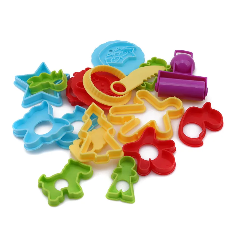 Baby Plastic Plasticine Mould Tools DIY Children Clay Cutters Moulds Toy Kit Funny Dough Modeling Tool With Knife Roller Toys
Baby Plastic Plasticine Mould Tools DIY Children Clay Cutters Moulds Toy Kit Funny Dough Modeling Tool With Knife Roller Toys