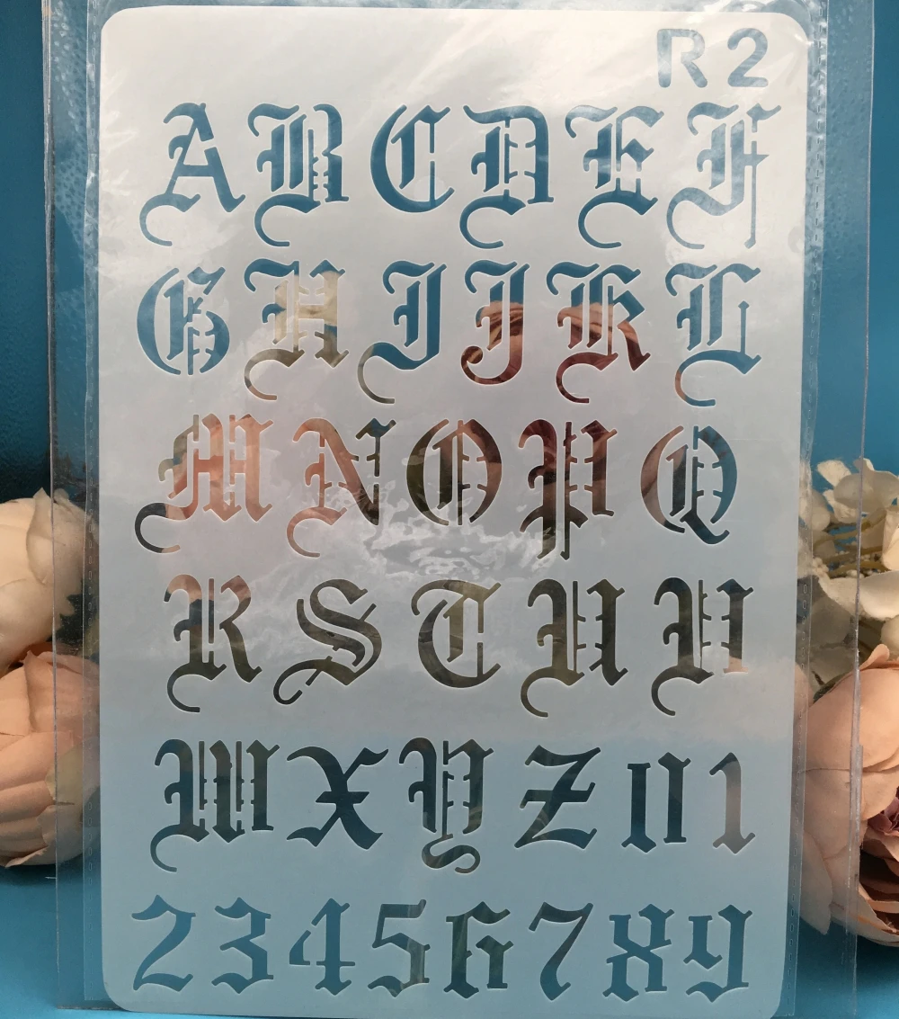 26cm Alphabet Letters DIY Craft Layering Stencils Painting Scrapbooking Stamping Embossing Decor Paper Card Template F5171-r2
26cm Alphabet Letters DIY Craft Layering Stencils Painting Scrapbooking Stamping Embossing Decor Paper Card Template F5171-r2