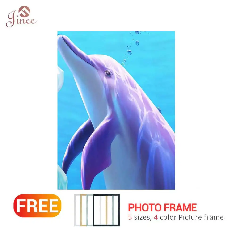 5D DIY Full Square/Round Diamond Painting Cute Dolphin Diamond Embroidery Of Rhinestone Diamond Home Decor
5D DIY Full Square/Round Diamond Painting Cute Dolphin Diamond Embroidery Of Rhinestone Diamond Home Decor