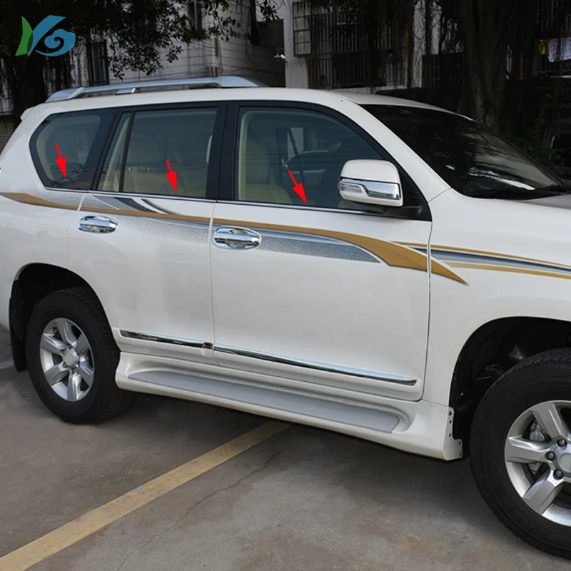 Для Toyota Land Prado FJ150 fj 150 2010-2019, нержавеющая сталь, окно из нержавеющей стали, 6 шт./комплект
Для Toyota Land Prado FJ150 fj 150 2010-2019, нержавеющая сталь, окно из нержавеющей стали, 6 шт./комплект