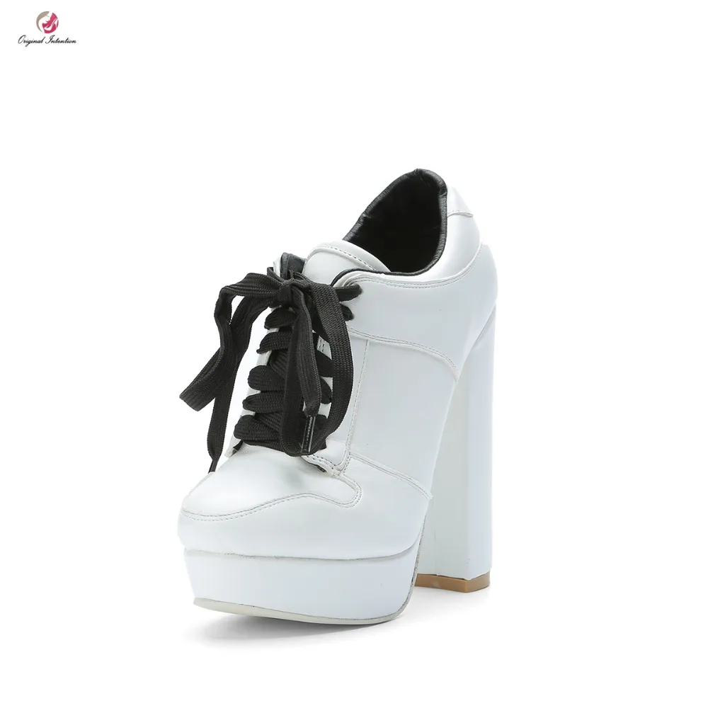 Original Intention New Fashion Women Ankle Boots Platform Round Toe Square High Heels Boots Nice White Shoes Woman US Size4-10.5
Original Intention New Fashion Women Ankle Boots Platform Round Toe Square High Heels Boots Nice White Shoes Woman US Size4-10.5