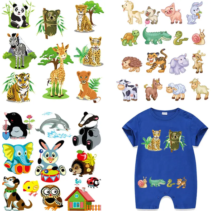 cartoon jungle animals tiger dog deer ironing stickers iron patches for kid infant clothing heat transfer for diy patch vetement
cartoon jungle animals tiger dog deer ironing stickers iron patches for kid infant clothing heat transfer for diy patch vetement