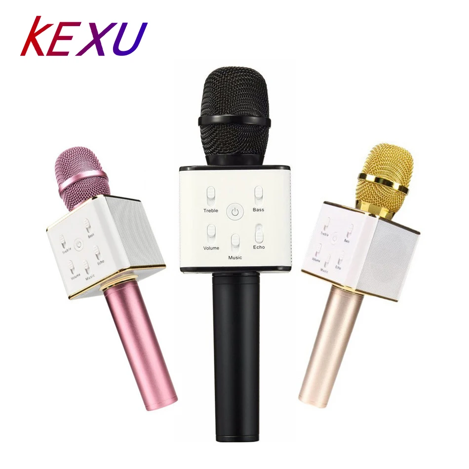 Оригинальный Микрофон KEXU Q7 04 для караоке, беспроводной Профессиональный динамик с чехлом для мобильного телефона для Iphone, Android
Оригинальный Микрофон KEXU Q7 04 для караоке, беспроводной Профессиональный динамик с чехлом для мобильного телефона для Iphone, Android