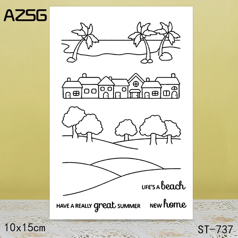 AZSG Rural Dies Clear Stamps For DIY Scrapbooking/Card Making Decorative Silicone Stamp Crafts
AZSG Rural Dies Clear Stamps For DIY Scrapbooking/Card Making Decorative Silicone Stamp Crafts