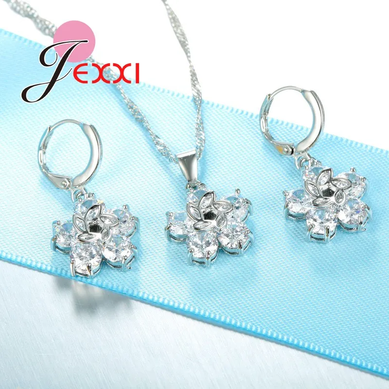 Fashion 925 Sterling Silver Party Accessory Wedding Jewelry Set Girls Elegant Flower Necklace/Earrings/PendantWholesale
Fashion 925 Sterling Silver Party Accessory Wedding Jewelry Set Girls Elegant Flower Necklace/Earrings/PendantWholesale