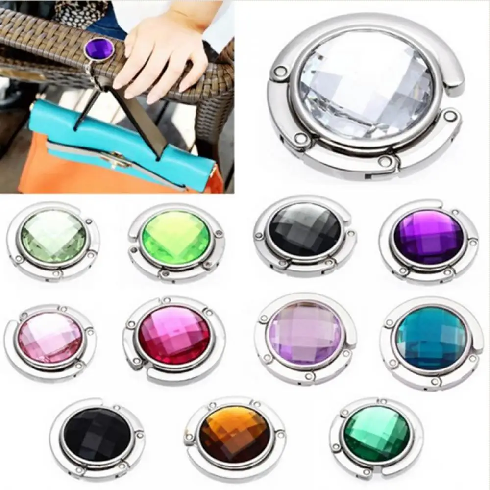 1 Piece Folded Handbag Bag Hook Hanger Holder Alloy Fashion Crystal Rhinestone Bag Holders Accessories 10 Colors
1 Piece Folded Handbag Bag Hook Hanger Holder Alloy Fashion Crystal Rhinestone Bag Holders Accessories 10 Colors