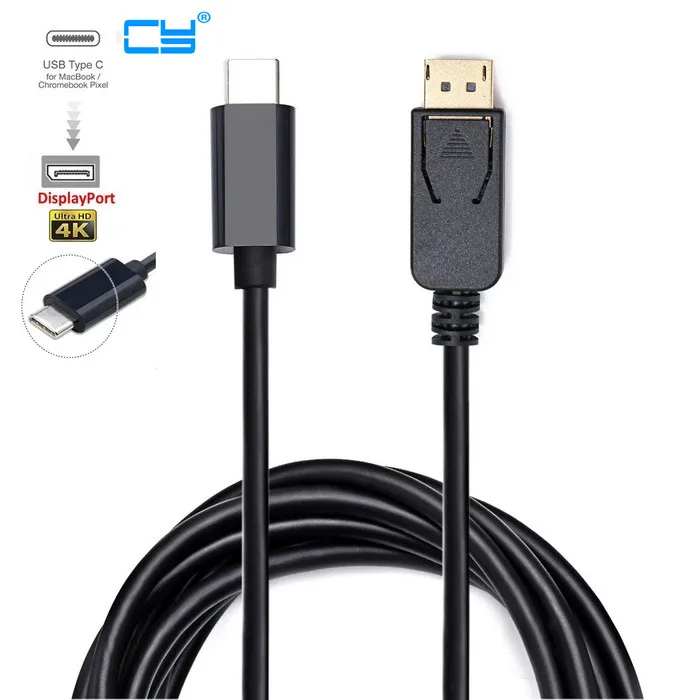 USB 3,1 Тип C USB-C DisplayPort MINI DP 4 к UHD HDTV кабель для Chromebook & Macbook ноутбука черный 1,8 m 6ft
USB 3,1 Тип C USB-C DisplayPort MINI DP 4 к UHD HDTV кабель для Chromebook & Macbook ноутбука черный 1,8 m 6ft
