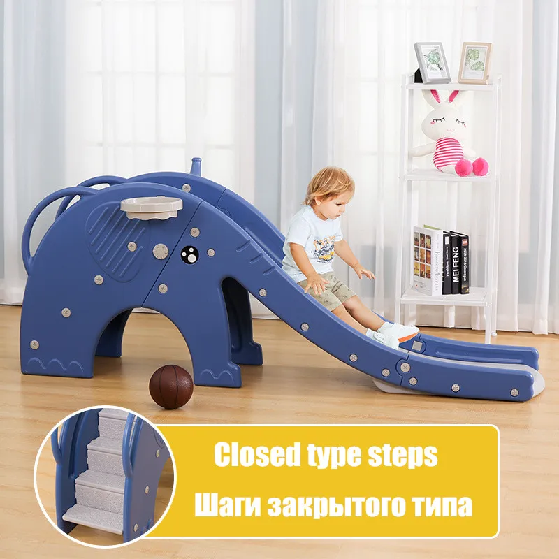Высококачественные пластиковые детские горки для домашней площадки