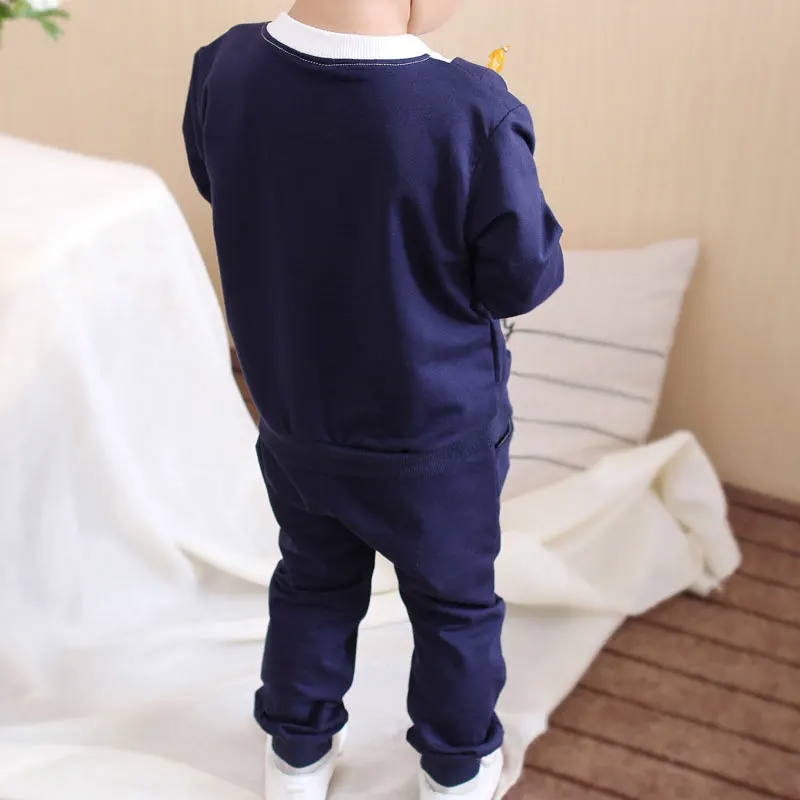 Демисезонный комплект одежды для маленьких мальчиков Детские комплекты свитер