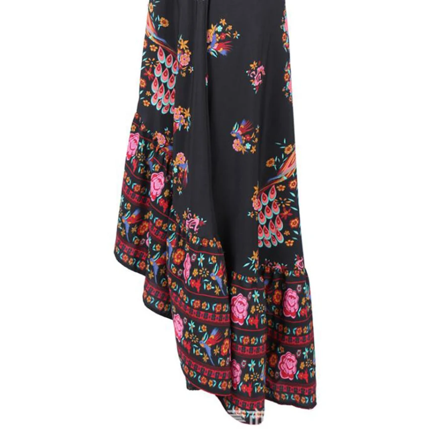 New Printed Chiffon Short-sleeved Lady's Dress Sexy European & American Fashion Bohemian Style Vogue Women's Clothing Dress
New Printed Chiffon Short-sleeved Lady's Dress Sexy European & American Fashion Bohemian Style Vogue Women's Clothing Dress