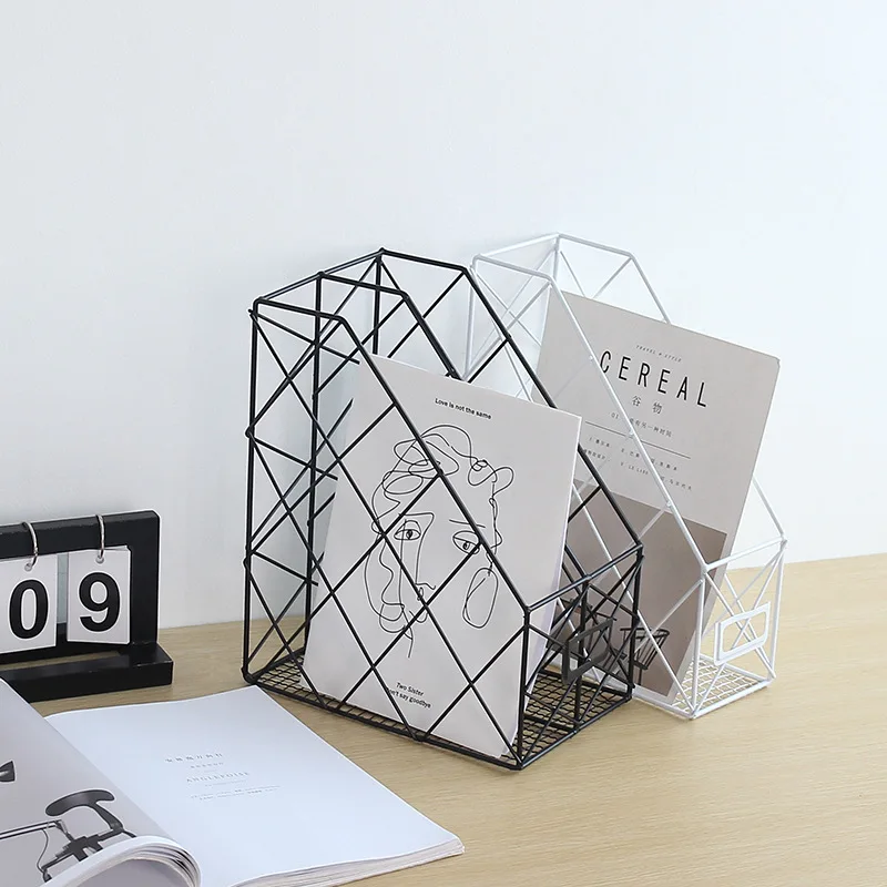 Creative File Storage Rack Office Supplies Display Rack Desktop Grid Book Magazine Document Storage Holders Non-folding Rack
Creative File Storage Rack Office Supplies Display Rack Desktop Grid Book Magazine Document Storage Holders Non-folding Rack