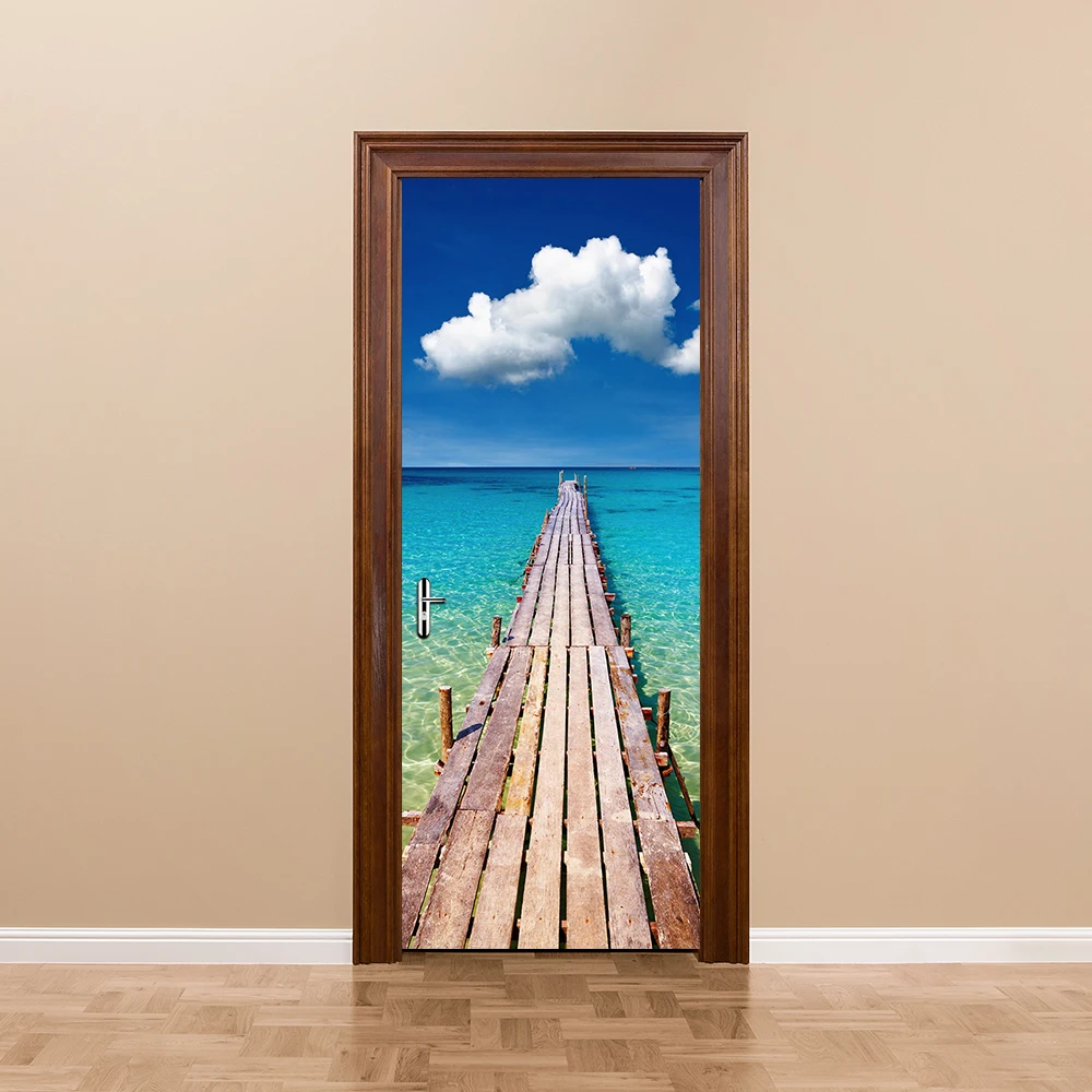 HOT Beach Brige Door Wall Stickers DIY Mural Bedroom Home Decor Poster PVC Waterproof Door Sticker 77x200cm
HOT Beach Brige Door Wall Stickers DIY Mural Bedroom Home Decor Poster PVC Waterproof Door Sticker 77x200cm