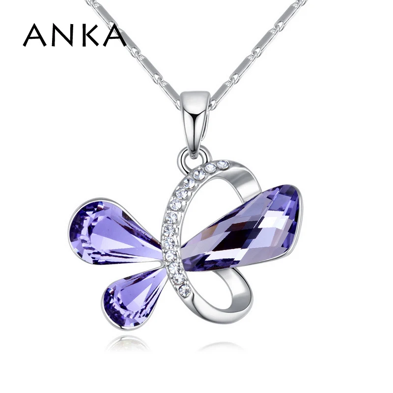 ANKA brand luxury butterfly shape pendant crystal necklace for women fashion jewelry necklace Crystals from Austria #26253
ANKA brand luxury butterfly shape pendant crystal necklace for women fashion jewelry necklace Crystals from Austria #26253
