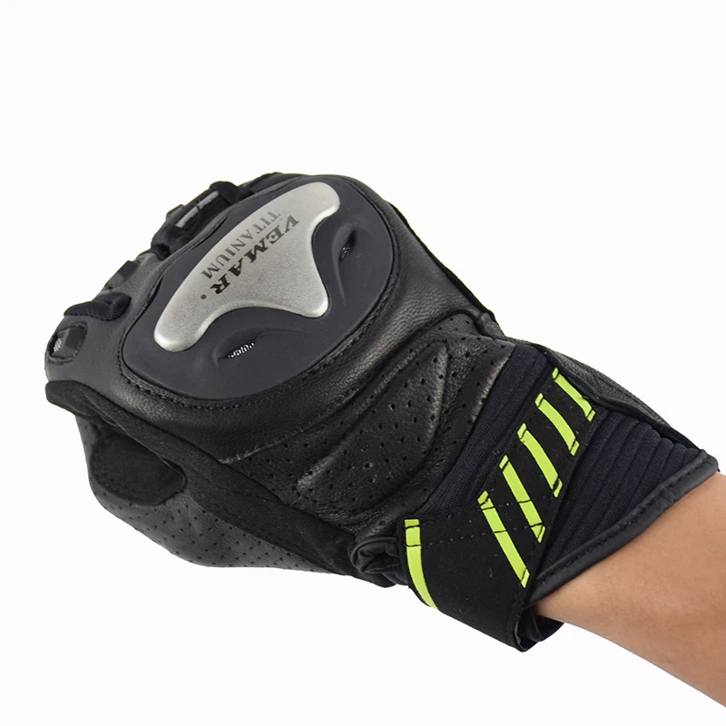 Vemar Titanium Real Leather Motorcycle Gloves Touch Screen Men Women Motocross Breathable Electric Bike Gloves Moto Glove
Vemar Titanium Real Leather Motorcycle Gloves Touch Screen Men Women Motocross Breathable Electric Bike Gloves Moto Glove