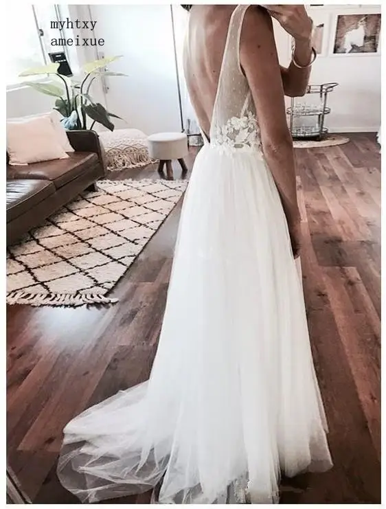 Plus Size Robes De Mariee Sexy Backless Cheap Wedding Dresses Beach Lace Tull Bridal Gowns Vestido De Noiva Longo 2020 China
Plus Size Robes De Mariee Sexy Backless Cheap Wedding Dresses Beach Lace Tull Bridal Gowns Vestido De Noiva Longo 2020 China