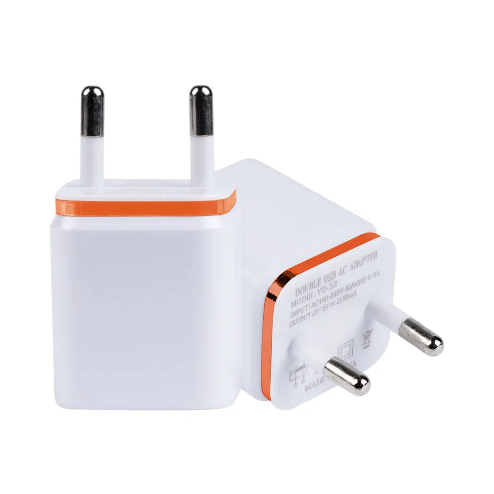 KOOYUTA Universal 2 Ports USB Wall Charger Travel Adapter 5V 3.1A for iPhone Samsung iPad 4 Colo APPLE EU US Plug
KOOYUTA Universal 2 Ports USB Wall Charger Travel Adapter 5V 3.1A for iPhone Samsung iPad 4 Colo APPLE EU US Plug