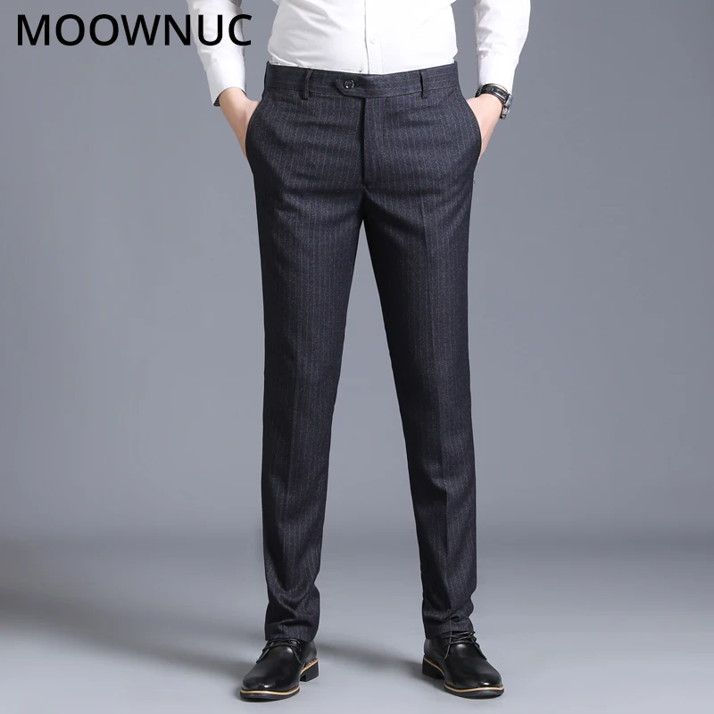 Longs Pants Stripe Straight Slim Fit Work Business Casual Suit Pant Male Trousers Fashion Brand MOOWNUC No ironing Spring Simple
Longs Pants Stripe Straight Slim Fit Work Business Casual Suit Pant Male Trousers Fashion Brand MOOWNUC No ironing Spring Simple