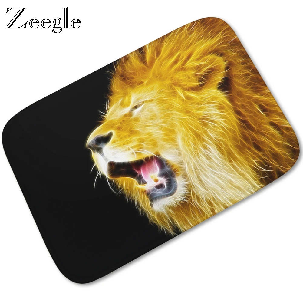 Zeegle Lion Printed Outdoor Rugs Home Entrance Doormat Non-slip Area Rug Kids Bedroom Carpet Bedside Rugs Bathroom Mat
Zeegle Lion Printed Outdoor Rugs Home Entrance Doormat Non-slip Area Rug Kids Bedroom Carpet Bedside Rugs Bathroom Mat