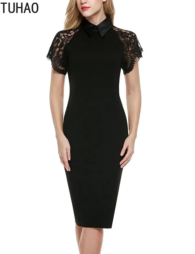 TUHAO Sexy Elegant Lace Pencil Dress Summer Night Club Office Lady Black Dress Short Sleeves Party Dresses Vestidos
TUHAO Sexy Elegant Lace Pencil Dress Summer Night Club Office Lady Black Dress Short Sleeves Party Dresses Vestidos