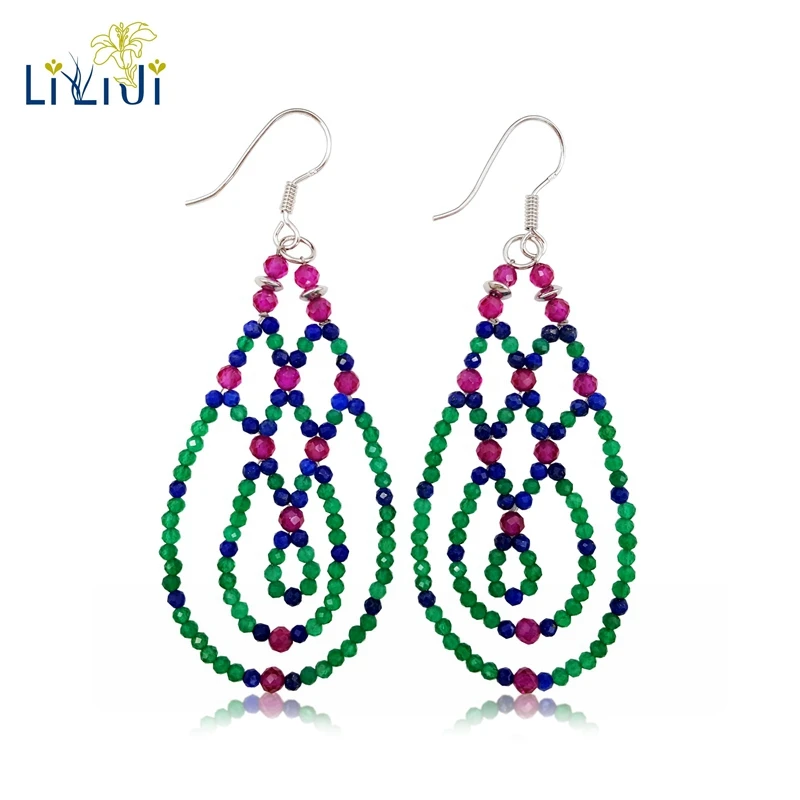 Серебряные серьги Lii Ji Lapis Lazuli Green Agate серьги с натуральными драгоценными камнями с искусственным Рубином
Серебряные серьги Lii Ji Lapis Lazuli Green Agate серьги с натуральными драгоценными камнями с искусственным Рубином