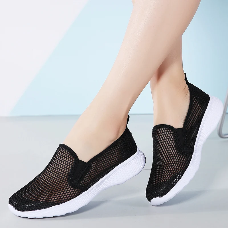 WeiDdeng Women Preppy Style Breathable Mesh Walking Light Casual Slip on Water Beach Flat Girl Shoes Mesh Transparent
WeiDdeng Women Preppy Style Breathable Mesh Walking Light Casual Slip on Water Beach Flat Girl Shoes Mesh Transparent