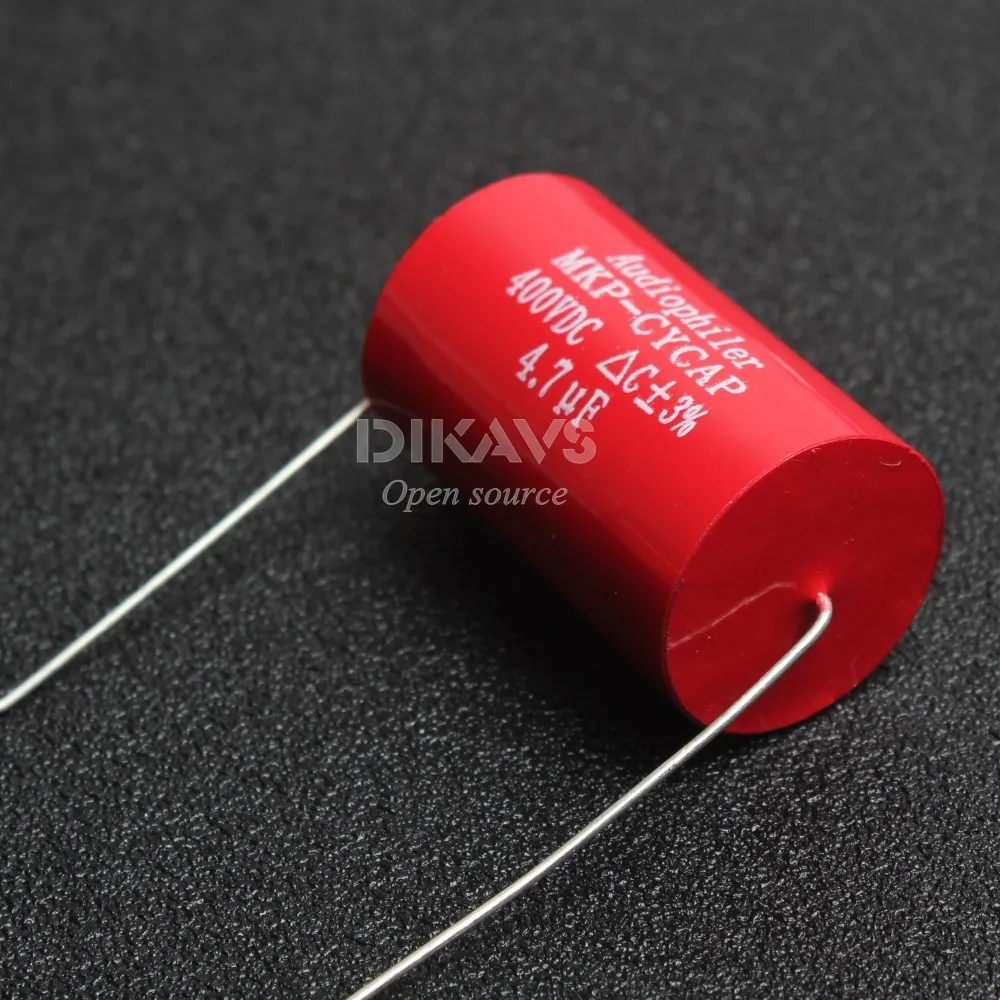 1Pcs Audiophiler Axial MKP 4.7uF 400v DC HIFI DIY Audio Grade Capacitor for Tube Guitar Amps
1Pcs Audiophiler Axial MKP 4.7uF 400v DC HIFI DIY Audio Grade Capacitor for Tube Guitar Amps
