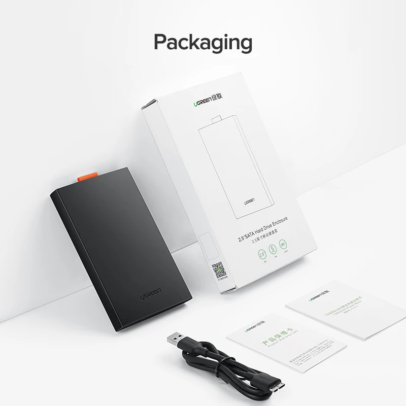 Ugreen 2.5 HDD Case SATA to USB 3.0 Adapter External Hard Drive Enclosure for SSD Disk HDD Box Case HD 2.5 SSD Case SATA to USB
Ugreen 2.5 HDD Case SATA to USB 3.0 Adapter External Hard Drive Enclosure for SSD Disk HDD Box Case HD 2.5 SSD Case SATA to USB
